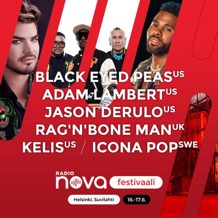 Radio Nova Festivaali 16.-17.6.2023 liput